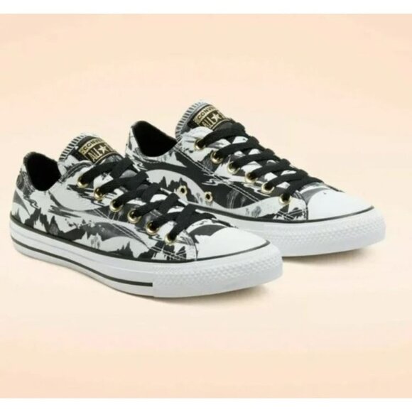 Converse X Disney Chuck Taylor Sneakers Women 11/Men 9 Frozen 2 Enchanted Forest